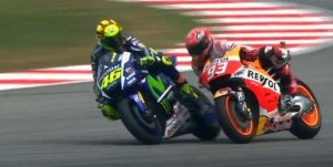 Rossi Marquez finish